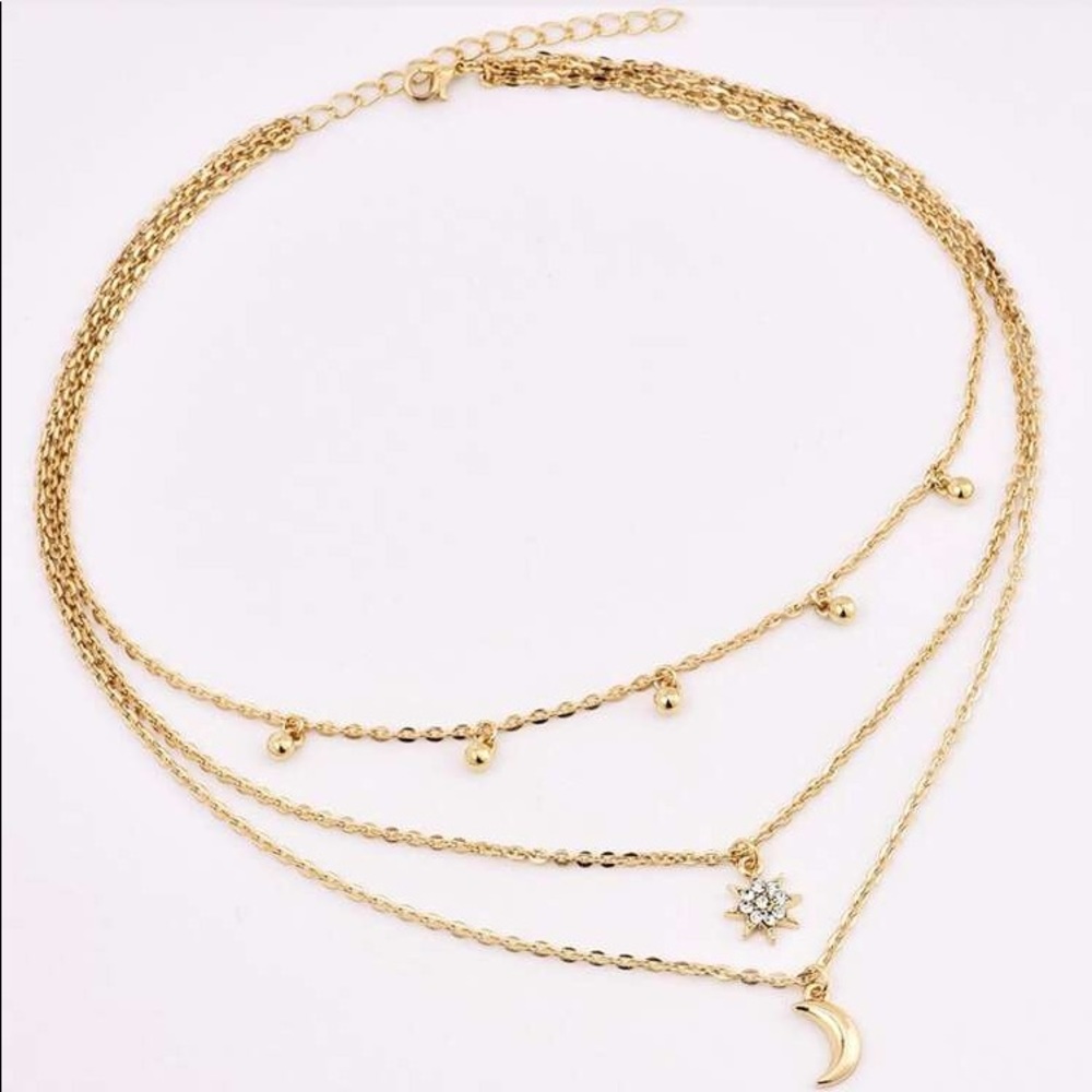 3/$30 ๐ Galaxy Multi Layered Necklace - Picture 3 of 5